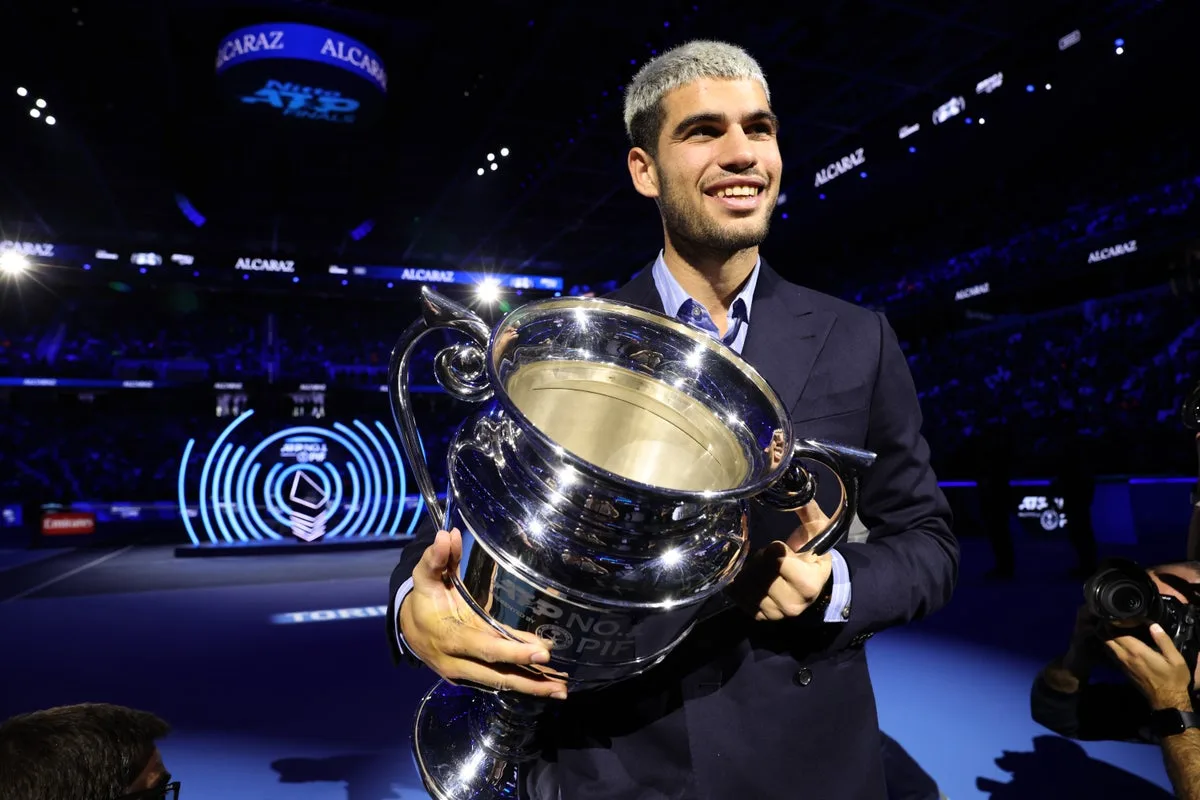 Συναρπαστική μάχη Alcaraz και Sinner για το έπαθλο των ATP Finals