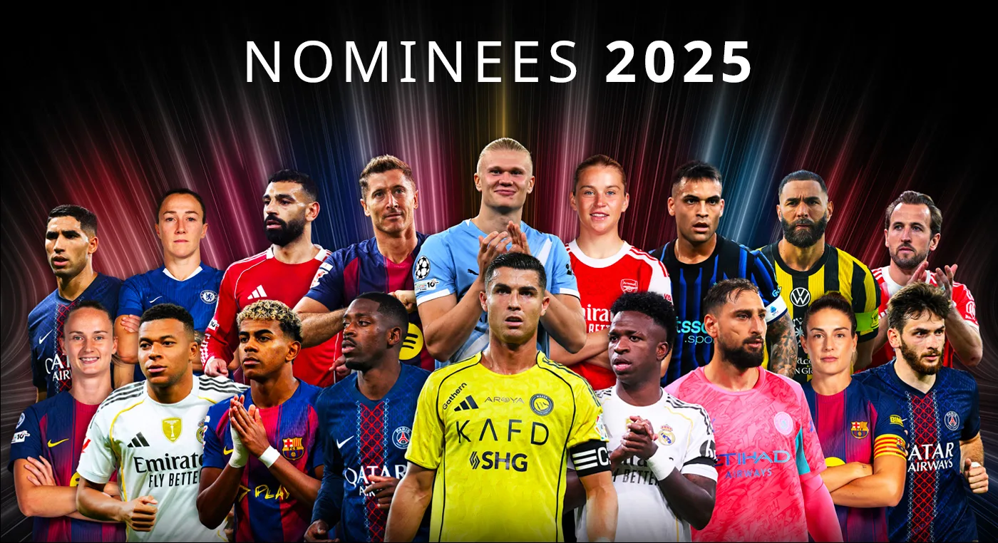 Υποψήφιοι για τα Βραβεία Globe Soccer 2025: Οι Κορυφαίοι του Ποδοσφαίρου