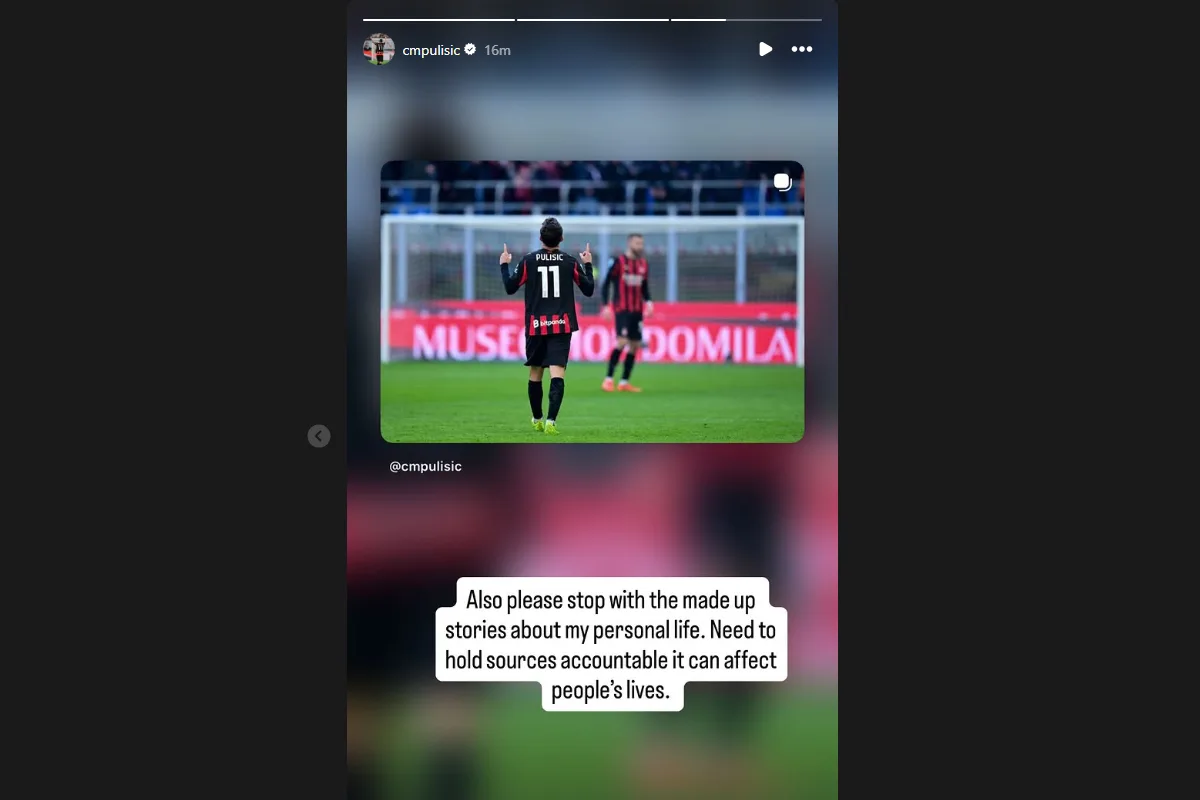 Ο Πούλισιτς διαψεύδει φήμες για σχέση με τη Σίντνεϊ Σουίνι