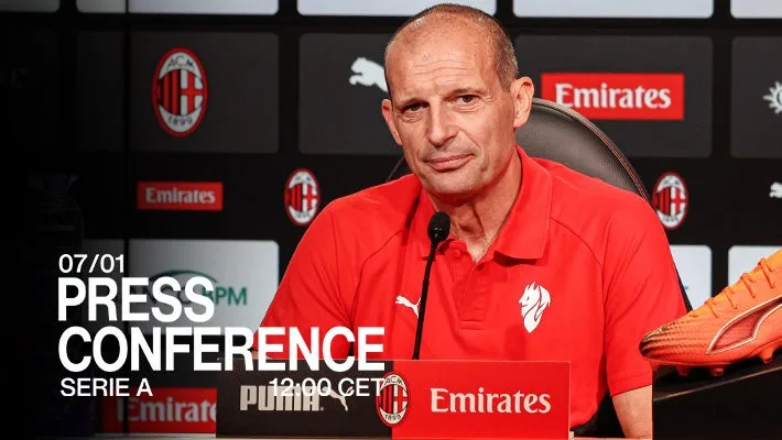 Η Συνέντευξη Τύπου του Αλέγκρι για το Ματς Μίλαν-Τζένοα